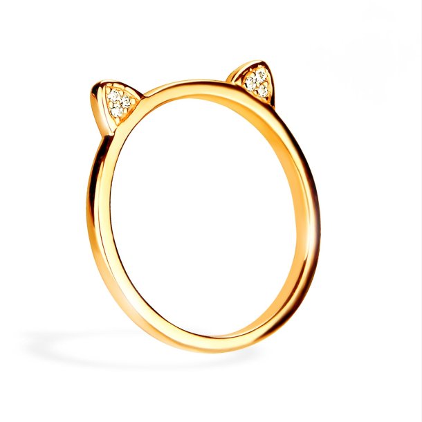 MoMo Guldbelagt ring