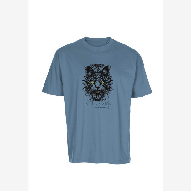 T-SHIRT med "VILDE VERNER" DENIMBLUE